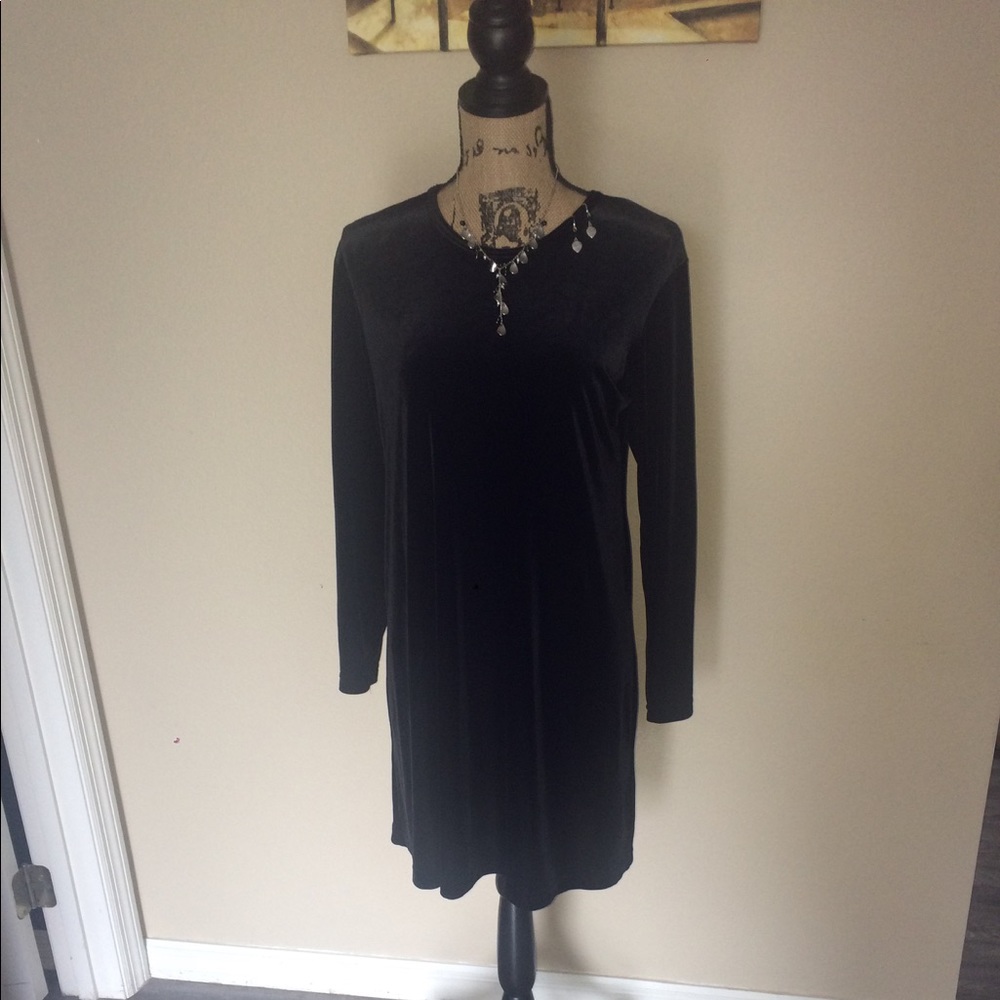 Rialto Velvet Long-Sleeve Dress w/bonus